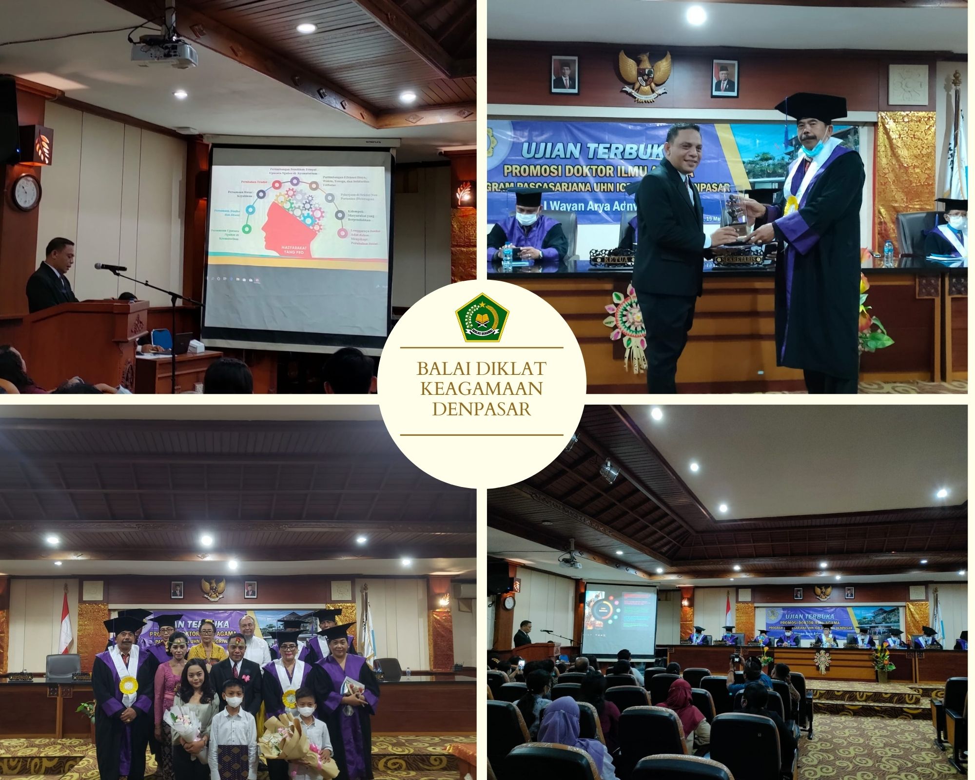 Ujian Terbuka Promosi Doktor : Dr. I Wayan Arya Adnyana, S.Ag., M.Pd.H